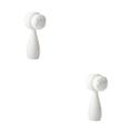 thumbnail image 2 of Vogacara Cepillos de limpieza facial manual Cuidado de la piel Espinilla Poros Exfoliante Regalos Salón profesional Viaje Blanco Tipo 3 Blanco Tipo 3 2piezas Vogacara  CBP273388, 2 of 6