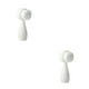 thumbnail image 4 of Cepillo de limpieza facial Qarigey Cuidado de la piel Exfoliante Blanco Tipo 3, 4 of 6
