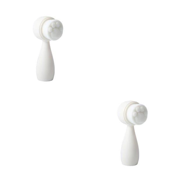 Cepillos de limpieza facial Soidarity Cuidado de la piel de mano Acné Poros Exfoliante al aire libre Blanco Tipo 3 2Conjunto