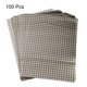 thumbnail image 3 of Uxcell 100 piezas de hojas de papel encerado cuadradas a cuadros 14.96" x 11.02" para papel de hornear sándwich, marrón, 3 of 7