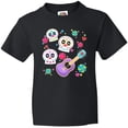 thumbnail image 3 of Inktastic Day of the Dead Owl Sugar Skulls and Guitar Youth T-Shirt, 3 of 5