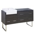 thumbnail image 1 of Imaginations Américaines 60.75 pouces W Vanity Set Gris, 1 of 1