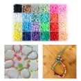 thumbnail image 4 of 4800Bulk Polymer Clay Beads Loose Disc Beads DIY Jewelry Bracelet Making Finding, 4 of 7