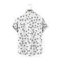 thumbnail image 5 of Fewfanhot Shirts for Men Hawaiian Valentine's Day Heart Print Button Down Short Sleeve Casual Fashion Shirt, 5 of 6