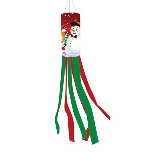 kjfeif Clearance Christmas Windsock Flag Windsock Outdoor Hanging Decoration for Front Yard Patio Garden Party Decor Outdoor Porch Hanging Wind Sock Christmas Party Supplies