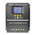 thumbnail image 1 of TFixol 100A MPPT Solar Charge Controller with LCD Display, 12/24/36/48V Auto-Sensing for RV, Marine, and Off-Grid Systems, Dual USB Outputs, Advanced Protection Features, 1 of 6