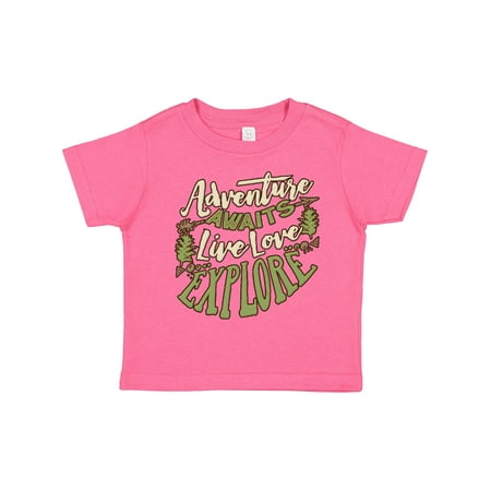 

Inktastic Camping Hiking Trekking Adventure Gift Toddler Boy or Toddler Girl T-Shirt