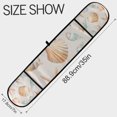thumbnail image 3 of Yayeee Double Oven Mitt Kitchen Heat Resistant Baking 35" x7" Quilted Glove, Gray Seashell, 3 of 6