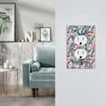 thumbnail image 5 of Fotbe Flamingo And Zebra Print Duplex Receptacle Wall Plate, 1-Gang 5.0" x3.0" Wall Outlet Covers, Dual Outlet Faceplates Covers, Color-matched Screws Included-Style S, 5 of 6