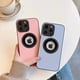 thumbnail image 3 of Funda Protectora De Piel Con Succión Magnética Para IPhone 11 12 13 14 Pro Max 14 Plus , Carcasa Cámara De Etiqueta Perdida, 3 of 4