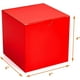 thumbnail image 2 of Caja de regalo roja pequeña, paquete de 50, 4 x 4 x 4 pulgadas, caja plegable, caja de regalo de papel de fácil montaje, 2 of 4