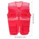 thumbnail image 2 of unbranded De Seguridad Reflectante Rojo Con Bolsillos Para Resistente Y Transpirable, 2 of 6