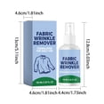 thumbnail image 3 of RAGUPEL Wrinkle Release Spray,Travel Size Fabric Spray for Clothes,No Ironing Required Wrinkle Remover for All Fabrics,Portable Wrinkle Releaser for Suits,Dresses& Daily,100Ml, 3 of 11