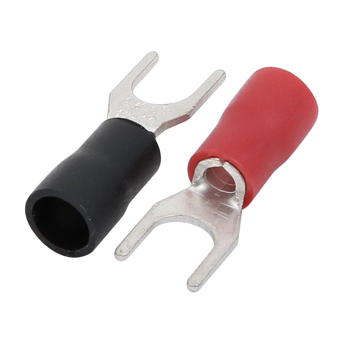 100Pcs AWG 1210 UType Crimp Terminals Insulated Wire Connectors Red
