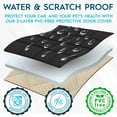thumbnail image 6 of Zone Tech Car Door Pet Barrier - Black Heavy Duty Waterproof, Scratchproof Side Protector Barrier Dog Pet Vehicle Interior Door Cover- Universal Size Fits Cars, Trucks & SUVs (1 Right &1 Left), 6 of 9