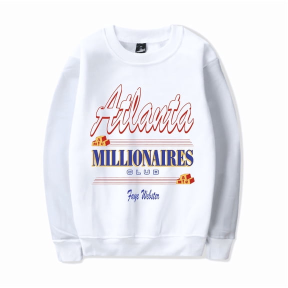 Faye Webster Merch Sweatshirt Atlanta Millionaires Club Long Sleeve Crewneck Hoodie Men Women Sweatshirts Streetwear
