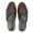 Brown, variant on Men's Genuine Leather Scuff Slippers with Memory Foam Insole and Leather Outsole Size US 10 Wide Width Black