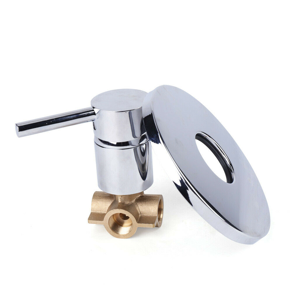 New Chrome Single-Handle Shower Mixer Faucet With Diverter – OUBONI