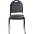 thumbnail image 5 of National Public Seating NPS® 9200 Series Premium Vinyl Upholstered Stack Chair, Midnight Blue Seat/ Black Sandtex Frame, 5 of 5