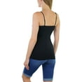 thumbnail image 5 of ToBeInStyle Women's Fitted Adjustable Spaghetti Strap Camisole, 5 of 7