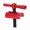 Red, variant on Yajisi Aluminum Alloy Folding Bicycle Faucet Handlebar Foldable C Buckle Bike Parts Accessories for Brompton Black 38g / 1.3oz 1.5 inches / 3.8 cm High Quality Equipment