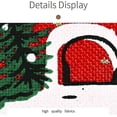 thumbnail image 5 of Cinta navideña Navidad 196.8 pulgadas, cintas vintage con borde de alambre Merry Christmas Tree y camión con cable, 5 of 5