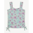 thumbnail image 4 of Justice Girls Cinched Floral Tank, Sizes XS - XLP, 4 of 6