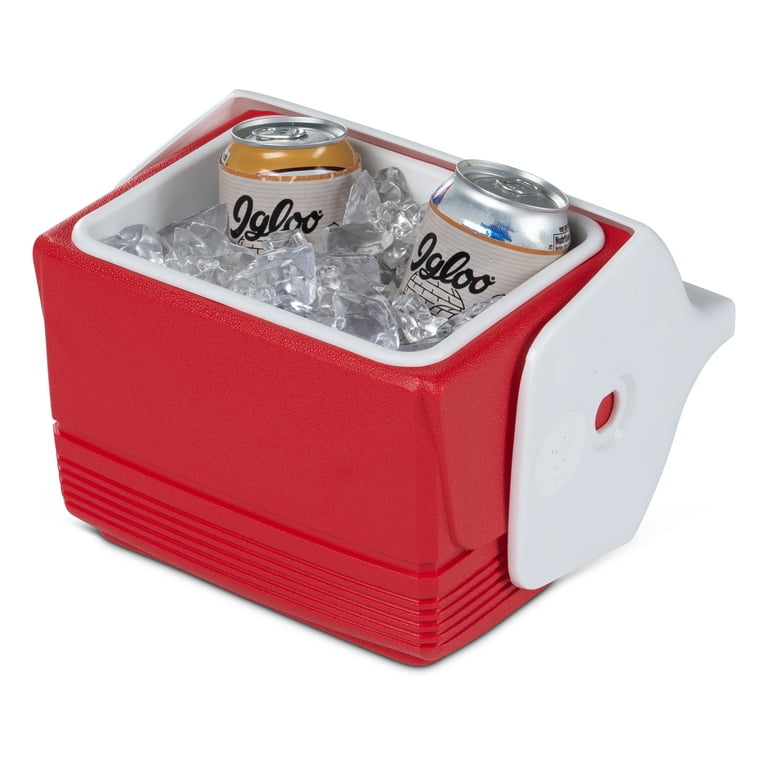 IGLOO Playmate Mini 4 QT Hard Cooler Red White Walmart