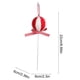 thumbnail image 3 of Árbol de Navidad Hueco Colgante | Decoración para Escaparates y Centros Comerciales | Color Espejo | Material Plástico | 30 X 20 X 1 Cm | Color Rojo | 70 G | Decoración Navideña, 3 of 7