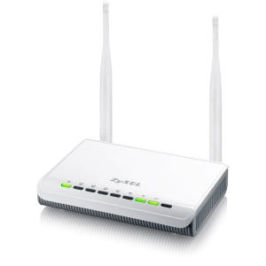 ZyXEL 300 Mbps Wireless N Router with High Gain Antennas (NBG418n)