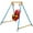 Multicolor#55, variant on Outdoor Swing Sets, Two Station Swing Set for Children, Blue Swing Sets,Polyethylene Backyard Swing Sets, Toys Swing Sets Two Station Swing Set for Children