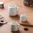 thumbnail image 5 of White Ceramic Gravy Sauce Boat With Handle Milk Pitcher For Sauces Milk Salad, 5 of 5