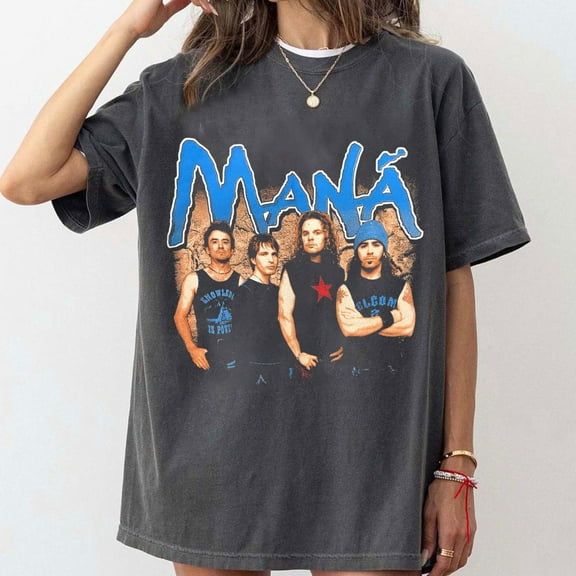 Mana Tour 2025 T-Shirt, Maná Vivir Sin Aire Tour 2025 T-Shirt, Latin Rock Band Concert Tee, Maná Music Fan Merch