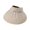 Khaki, variant on Sun Hat Checkered Design Empty Top Full Face Sun Protection Large Eaves Hat with Bowknot Faux Pearls Decor Summer Travel Hat