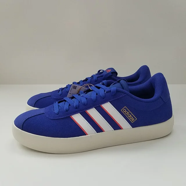 NEW Men's Size 10 Adi - das Neo VL Court 3.0 Skateboarding Shoes Blue ID6283