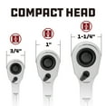 thumbnail image 6 of Powerbuilt 3/8 Inch Drive 72 Teeth Pro Tech Ratchet with Contour Handle - 649969, 6 of 6