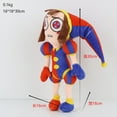 thumbnail image 3 of JYGUANYUE The Aamazing Digital Circus Pomni The Jester Plush Toy, PP Cotton Red, 11.5", 3 of 5