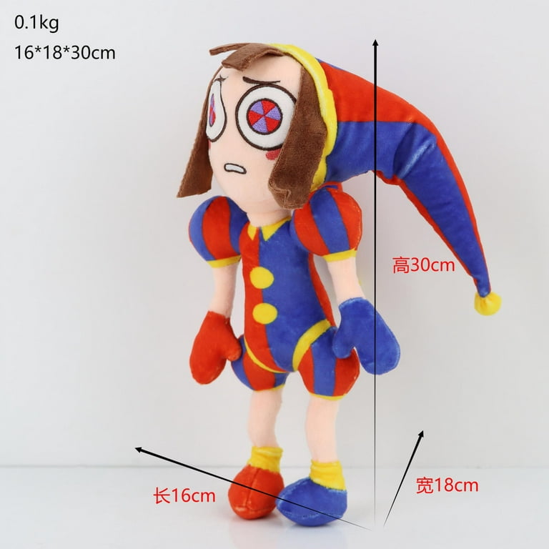 THE AMAZING DIGITAL CIRCUS Plush Toy, Pomni the Jester Palmny Plush, The  Best Choice for Christmas and Birthday Gifts, 30cm/11.5 inches(2)