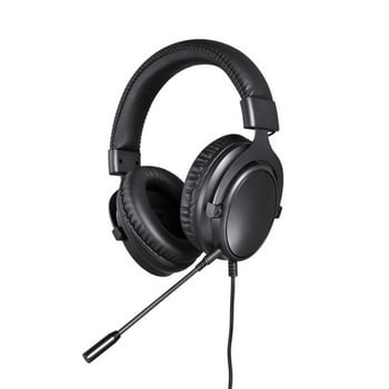 onn. Over-Ear Gaming Headset, 6ft Cable and Built-in Mic with Nano Receiver, for PC