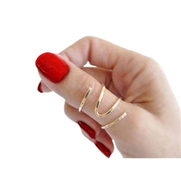 Extraordinarily Impressive Gold Thumb Ring, 14k Gold Filled Faceted Ring, Statement Ring for the Thumb, Thumb Ring For Women that adds a touch of elegance throughout your living space