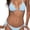 Color 35, variant on Top-kevin Women Two Piece Swimsuit Sexy Swimwear Halter String Triangle Bikini Sets