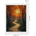 thumbnail image 2 of Diamond Art Kits for Adults - Sunset Path Enchanted Forest Cabin 5d Diamond Painting for Adults, Diamond Art for Adults Beginners, Frameless Diamond Painting Kits for Adults for Home Wall Decor, 2 of 7