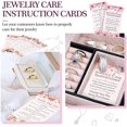 thumbnail image 2 of 200 Pieces Jewelry Instructions Cards Jewelry Care Instructions Insert 3.5 x 2 Inch Packaging Inserts Customer Direction Cards for Jewelry Cleaning, 2 of 7