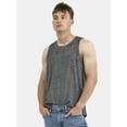 thumbnail image 2 of No Boundaries Men's & Big Men's Burnout Textured Tank, 2-Pack, Sizes XS-3XL, 2 of 7
