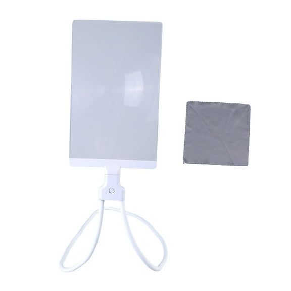 Neck Wear Magnifier with Adjustable Gooseneck for Enhances Reading Repair Tasks