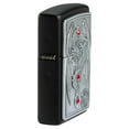 thumbnail image 5 of Zippo Anne Stokes Gothic Guardian Emblem Black Matte Pocket Lighter, 5 of 8