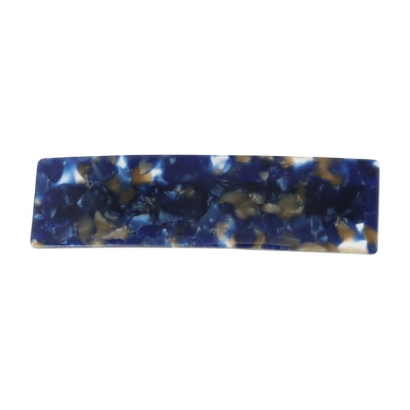 Unique Bargains 1 Pc Grace Square Hair Clips Hairdo Clip for Women 3.46"x0.94"x0.71" Blue