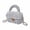Light Gray, variant on Handmade Crochet Handbags the Everknot Bags Signature Handwoven Tote Clutch Purse Crossbody Bag for Women Mom Gift