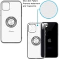 thumbnail image 6 of iPhone 11 Case 6.1" Crystal Clear Silicone Protective Phone Case with Ring Holder Kickstand Shockproof Anti-Scratch Flexible TPU Bumper Cover - Clear, 6 of 16