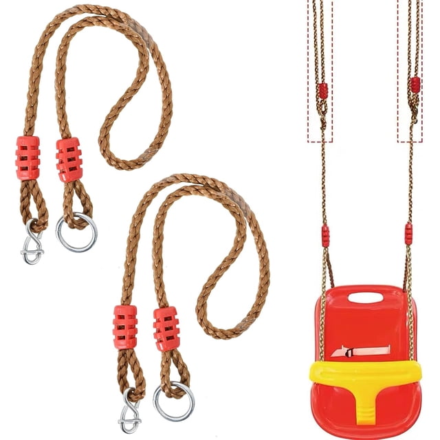 Cuerda de extensión para columpio, correas ajustables para hamaca, accesorio para columpio, correas de cuerda para árbol oscilante, adecuada para hamacas, columpios, máximo 300 kg/660 lb